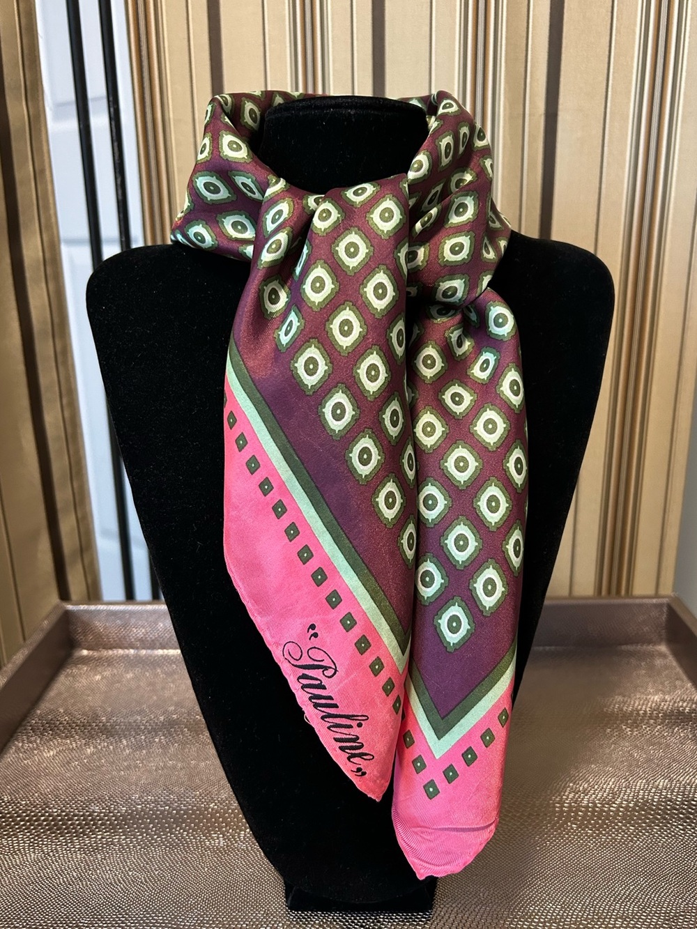 Pauline vintage scarf